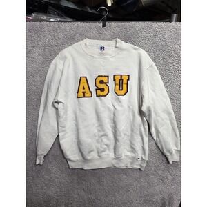 Vintage Arizona State Sun Devils‎ Sweatshirt Mens XLarge White NCAA College ASU